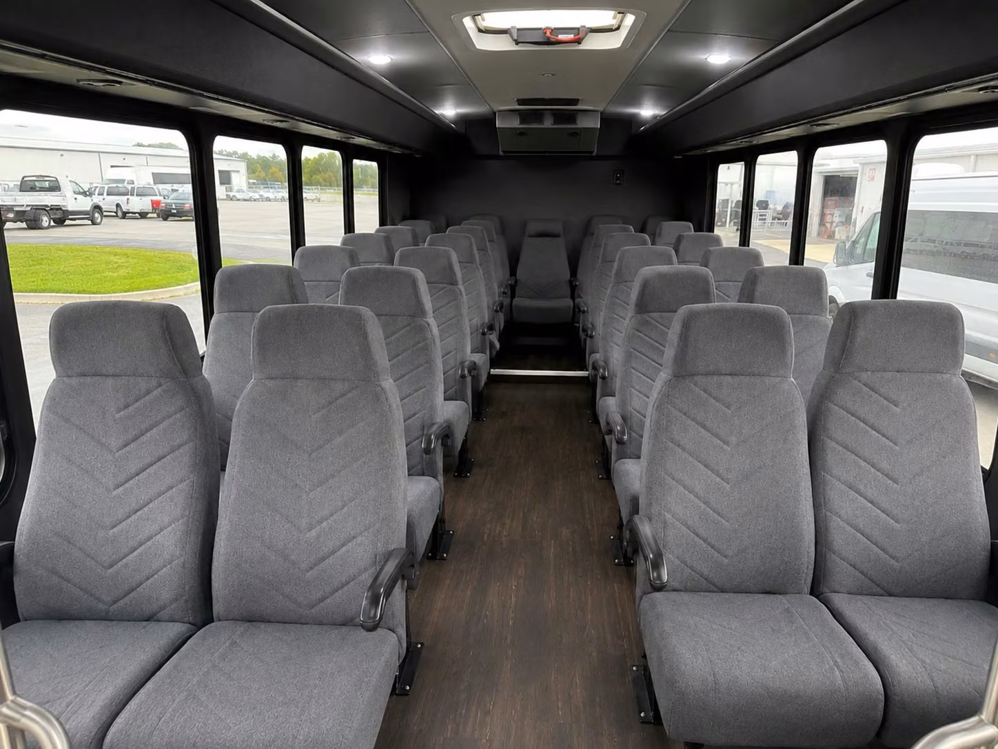 15 passenger minibus interior