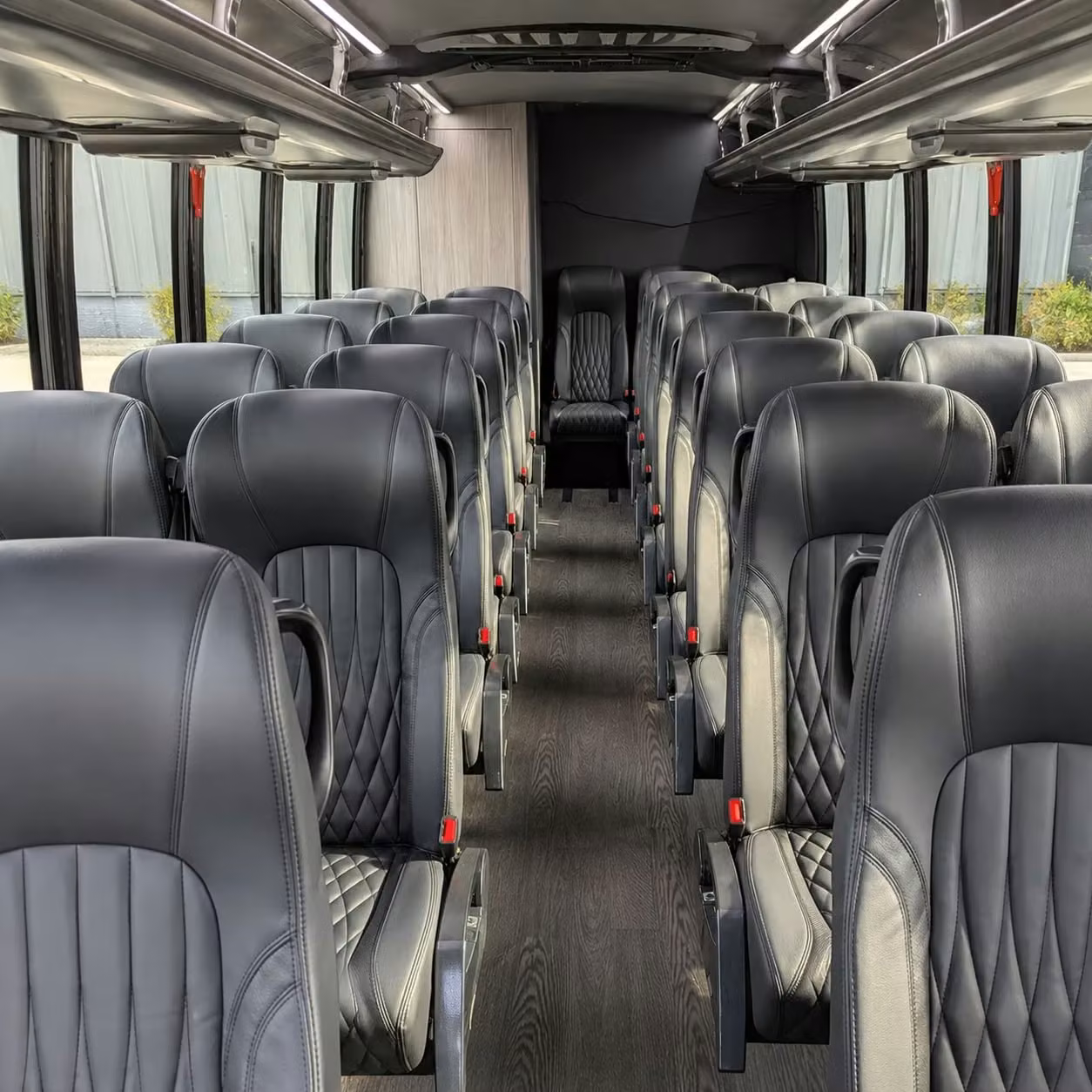 25 passenger minibus interior