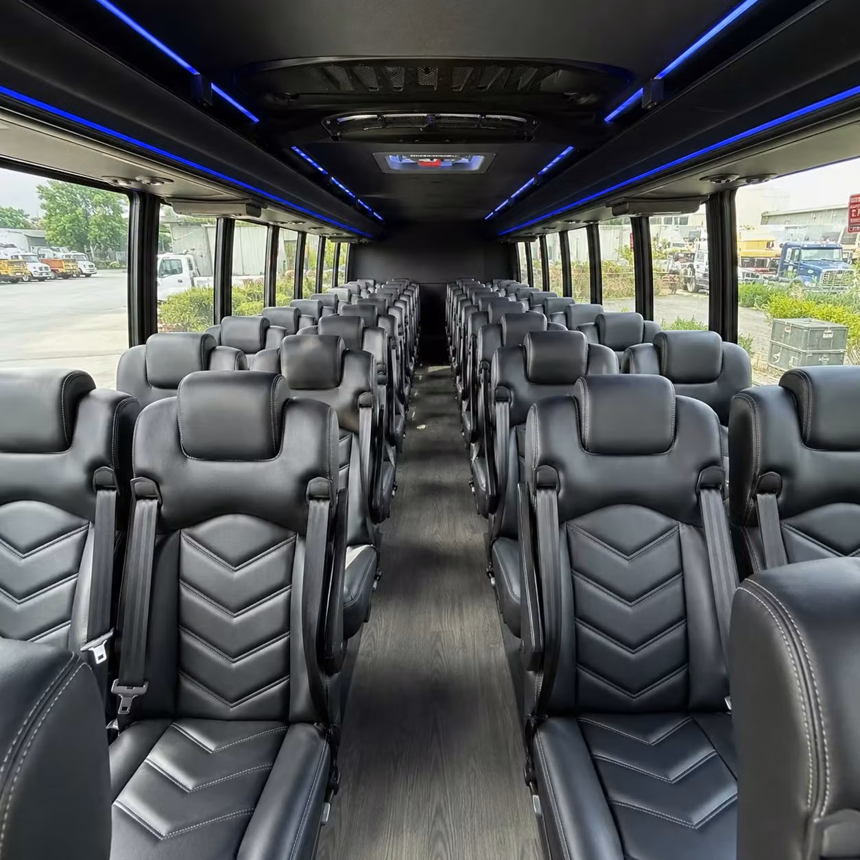 35 passenger minibus inside