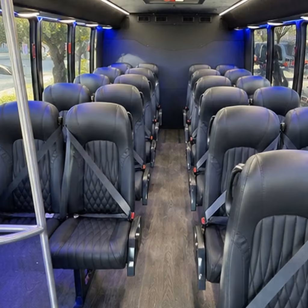 35 passenger minibus interior