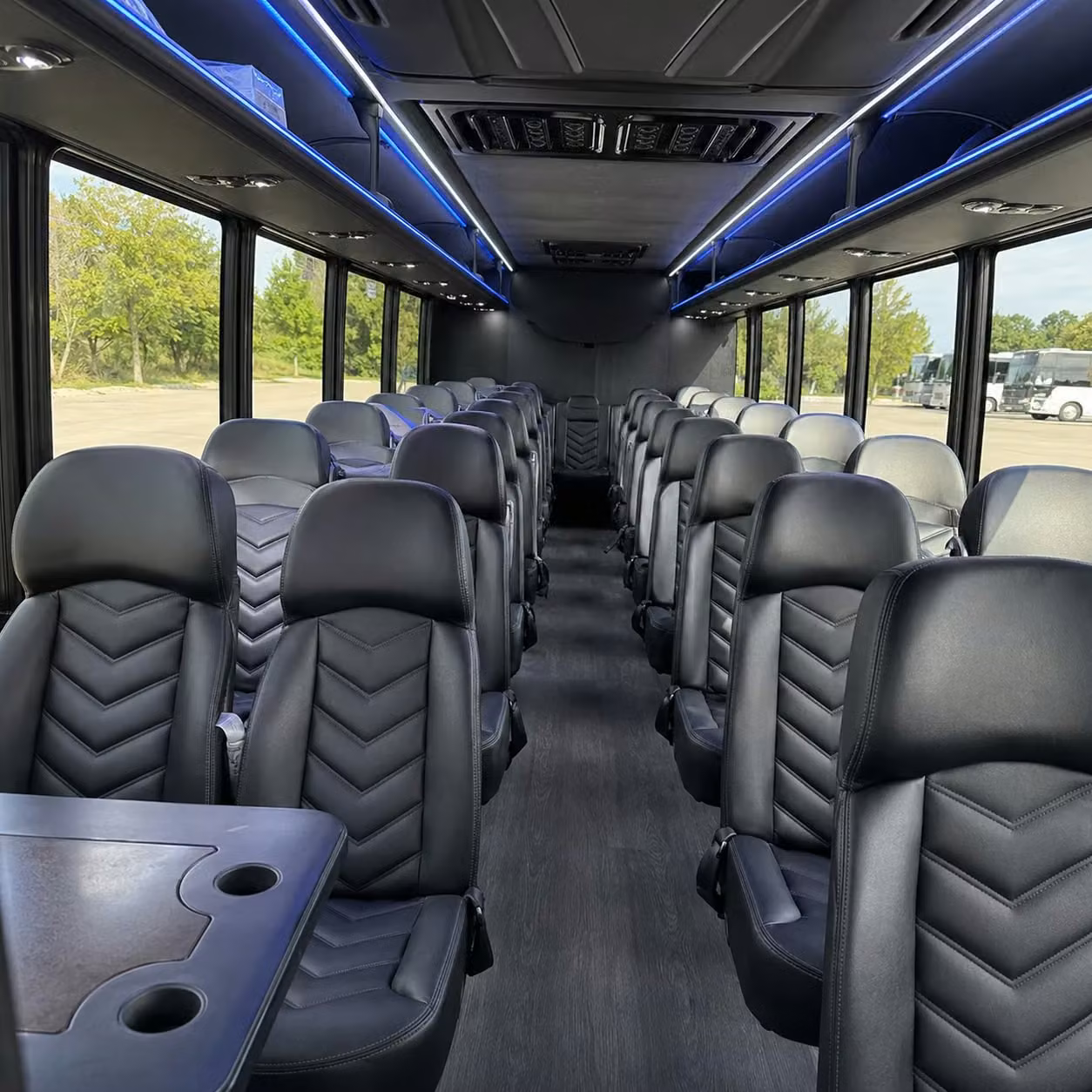 with one quick form book a west palm beach prom minibus or charter bus for the whole class